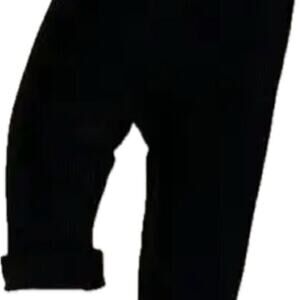 New black cotton basic pants toddler 24 months